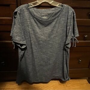 Talbots Heather Blue/Gray Short Sleeve T—Size XL